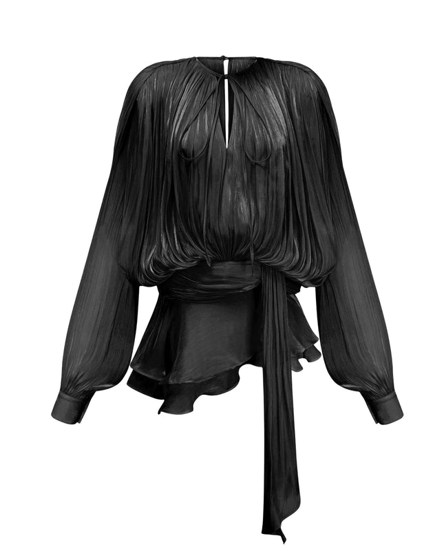 Reese | Pleated Ruffled Mini Dress Concert Outfit