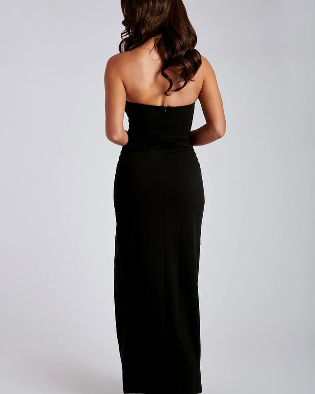 River | Strapless Fitted Maxi Dress Prom Dress