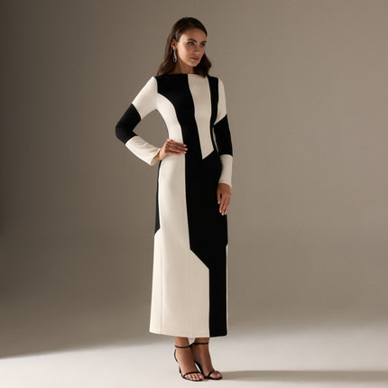 Rosamund | Fitted Waist Wedding Guest Midi Dress