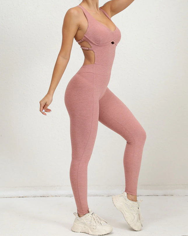 Peak | Women's Seamless Jumpsuit – Trendy & Comfortable Activewear - Rustic Rose