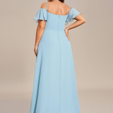 Saoirse | Cold-Shoulder Floor-Length Bridesmaid Dress