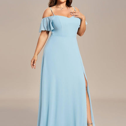 Saoirse | Cold-Shoulder Floor-Length Bridesmaid Dress