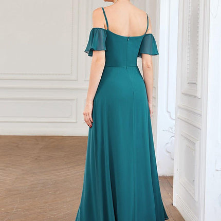 Saoirse | Cold-Shoulder Floor-Length Bridesmaid Dress