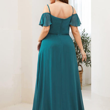 Saoirse | Cold-Shoulder Floor-Length Bridesmaid Dress