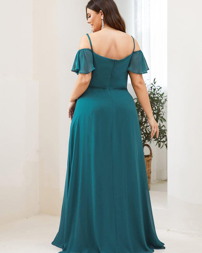 Saoirse | Cold-Shoulder Floor-Length Bridesmaid Dress
