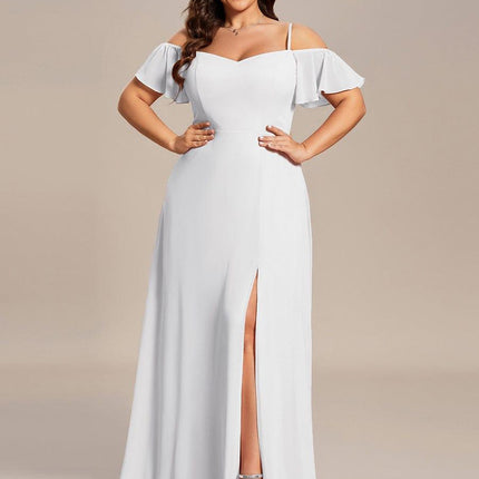 Saoirse | Cold-Shoulder Floor-Length Bridesmaid Dress
