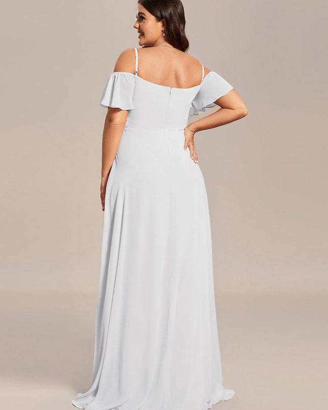 Saoirse | Cold-Shoulder Floor-Length Bridesmaid Dress