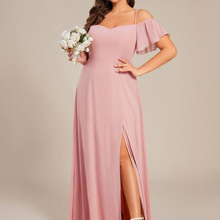 Saoirse | Cold-Shoulder Floor-Length Bridesmaid Dress