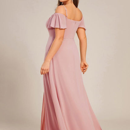 Saoirse | Cold-Shoulder Floor-Length Bridesmaid Dress