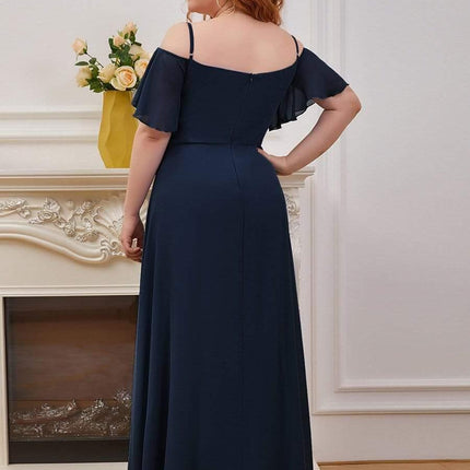 Saoirse | Cold-Shoulder Floor-Length Bridesmaid Dress