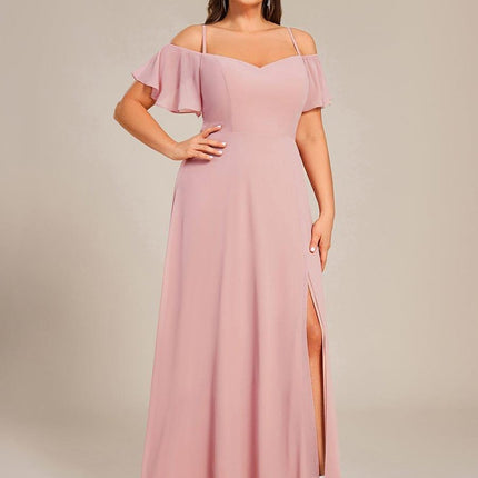 Saoirse | Cold-Shoulder Floor-Length Bridesmaid Dress