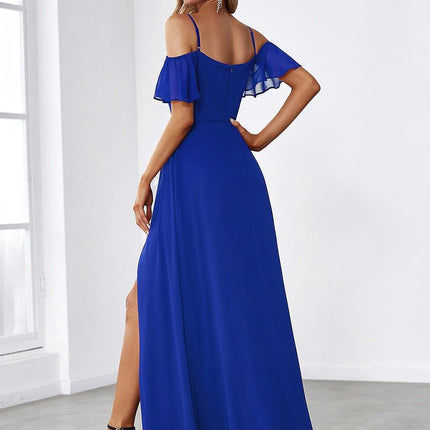Saoirse | Cold-Shoulder Floor-Length Bridesmaid Dress