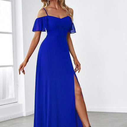 Saoirse | Cold-Shoulder Floor-Length Bridesmaid Dress