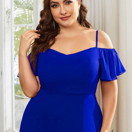 Saoirse | Cold-Shoulder Floor-Length Bridesmaid Dress