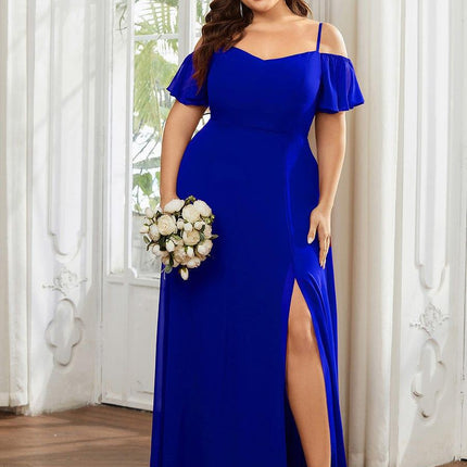 Saoirse | Cold-Shoulder Floor-Length Bridesmaid Dress
