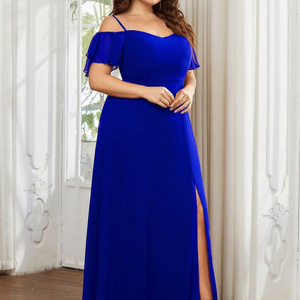 Saoirse | Cold-Shoulder Floor-Length Bridesmaid Dress