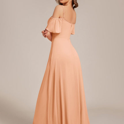 Saoirse | Cold-Shoulder Floor-Length Bridesmaid Dress