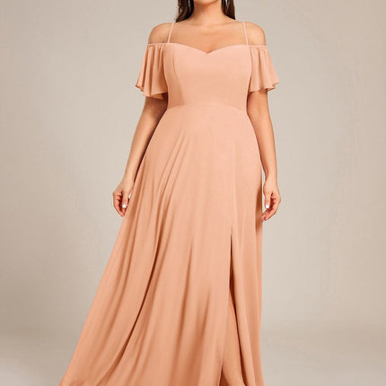Saoirse | Cold-Shoulder Floor-Length Bridesmaid Dress
