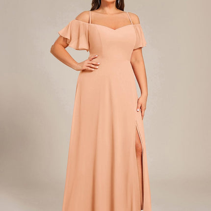 Saoirse | Cold-Shoulder Floor-Length Bridesmaid Dress