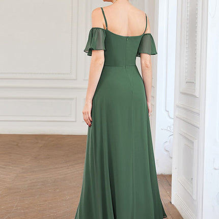 Saoirse | Cold-Shoulder Floor-Length Bridesmaid Dress