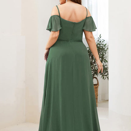 Saoirse | Cold-Shoulder Floor-Length Bridesmaid Dress