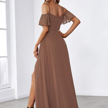 Saoirse | Cold-Shoulder Floor-Length Bridesmaid Dress