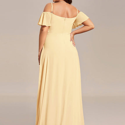 Saoirse | Cold-Shoulder Floor-Length Bridesmaid Dress
