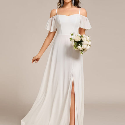 Saoirse | Cold-Shoulder Floor-Length Bridesmaid Dress
