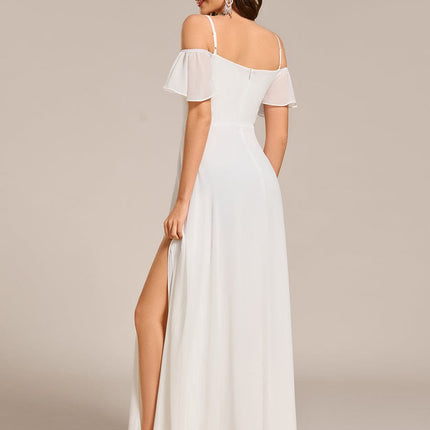 Saoirse | Cold-Shoulder Floor-Length Bridesmaid Dress