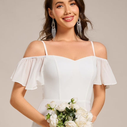 Saoirse | Cold-Shoulder Floor-Length Bridesmaid Dress