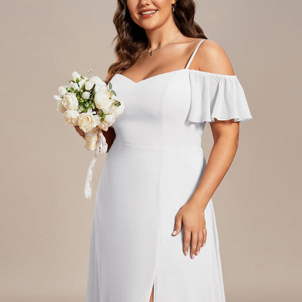 Saoirse | Cold-Shoulder Floor-Length Bridesmaid Dress