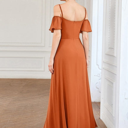 Saoirse | Cold-Shoulder Floor-Length Bridesmaid Dress
