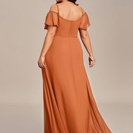 Saoirse | Cold-Shoulder Floor-Length Bridesmaid Dress