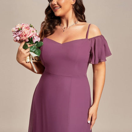 Saoirse | Cold-Shoulder Floor-Length Bridesmaid Dress