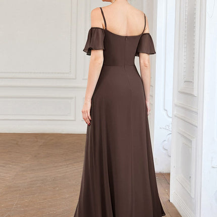 Saoirse | Cold-Shoulder Floor-Length Bridesmaid Dress