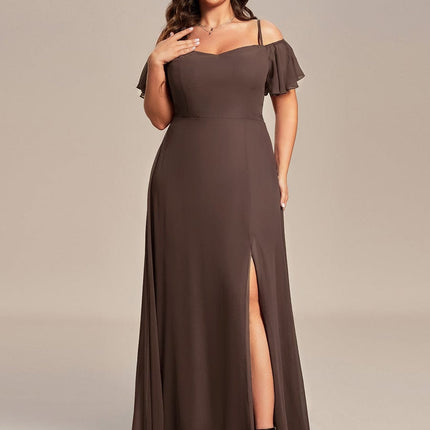 Saoirse | Cold-Shoulder Floor-Length Bridesmaid Dress