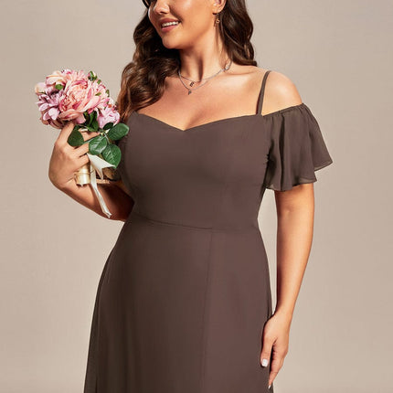 Saoirse | Cold-Shoulder Floor-Length Bridesmaid Dress
