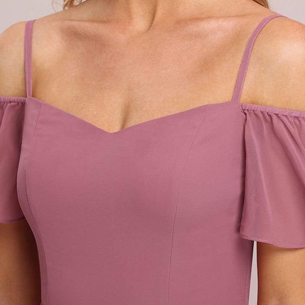 Saoirse | Cold-Shoulder Floor-Length Bridesmaid Dress