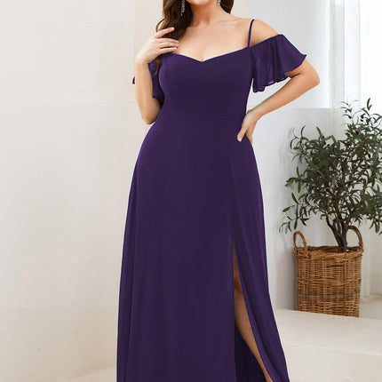 Saoirse | Cold-Shoulder Floor-Length Bridesmaid Dress