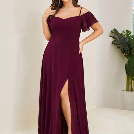 Saoirse | Cold-Shoulder Floor-Length Bridesmaid Dress