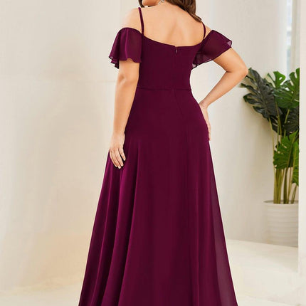 Saoirse | Cold-Shoulder Floor-Length Bridesmaid Dress