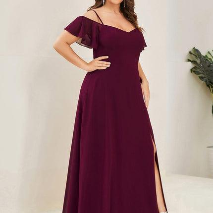 Saoirse | Cold-Shoulder Floor-Length Bridesmaid Dress