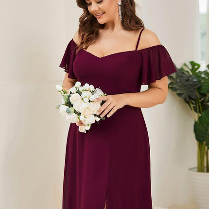 Saoirse | Cold-Shoulder Floor-Length Bridesmaid Dress