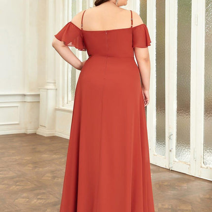 Saoirse | Cold-Shoulder Floor-Length Bridesmaid Dress