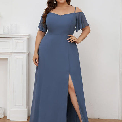 Saoirse | Cold-Shoulder Floor-Length Bridesmaid Dress