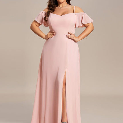 Saoirse | Cold-Shoulder Floor-Length Bridesmaid Dress