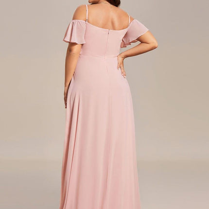 Saoirse | Cold-Shoulder Floor-Length Bridesmaid Dress