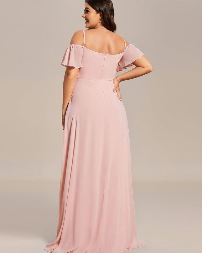 Saoirse | Cold-Shoulder Floor-Length Bridesmaid Dress