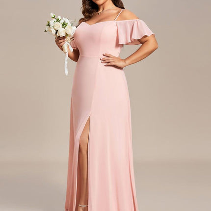Saoirse | Cold-Shoulder Floor-Length Bridesmaid Dress
