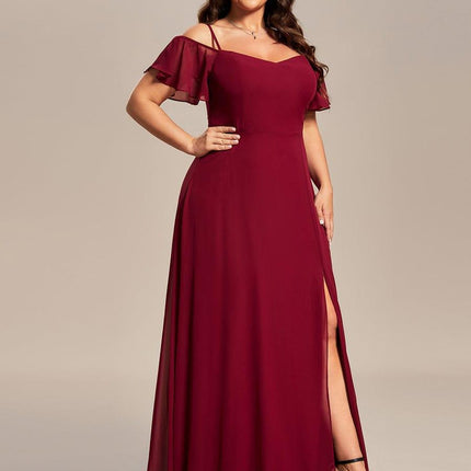 Saoirse | Cold-Shoulder Floor-Length Bridesmaid Dress